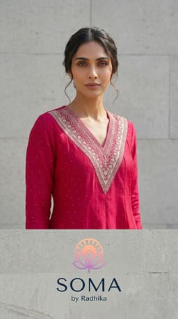 The Crimson Heirloom Anarkali Set thumbnail 3